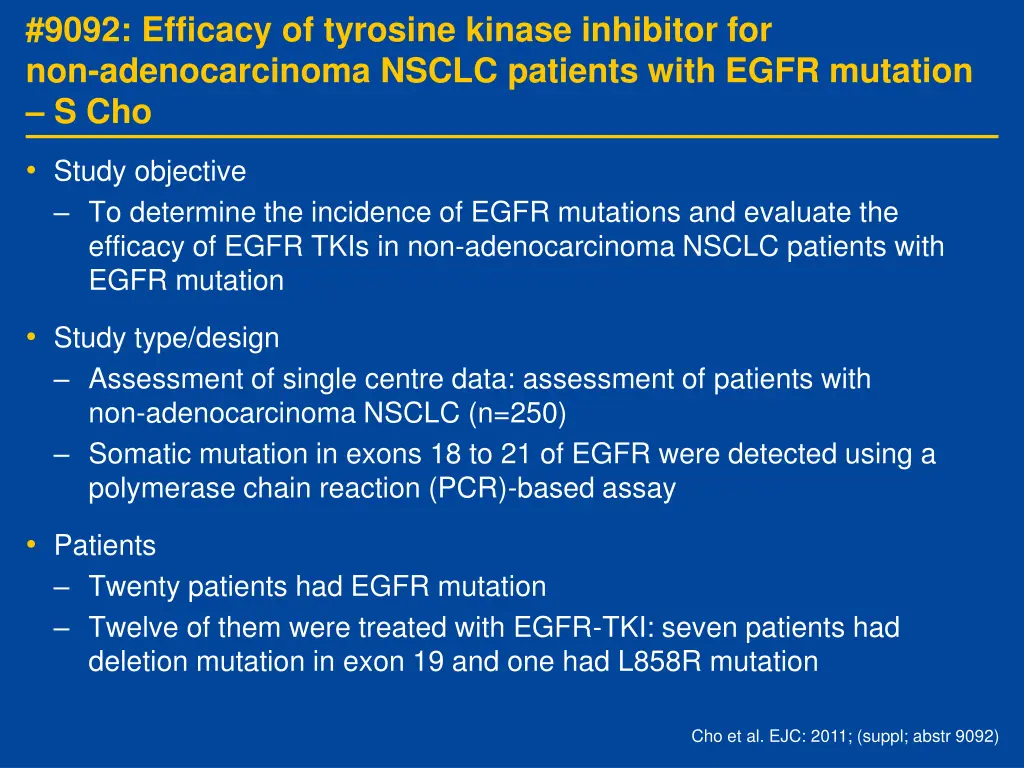 9092 efficacy of tyrosine kinase inhibitor