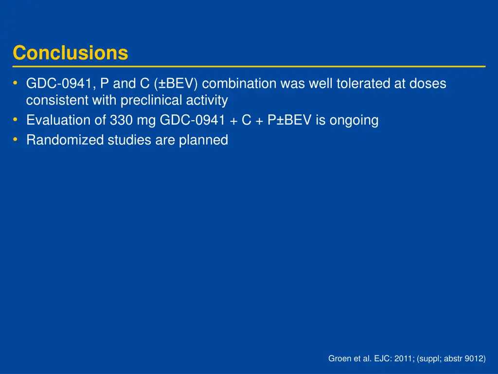 conclusions 7