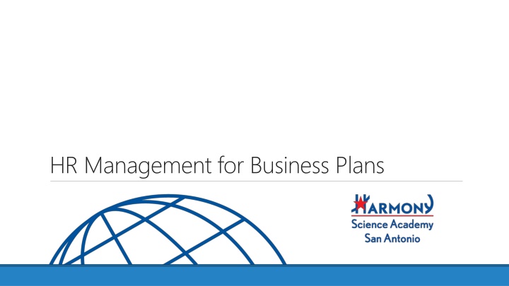hr management for business plans