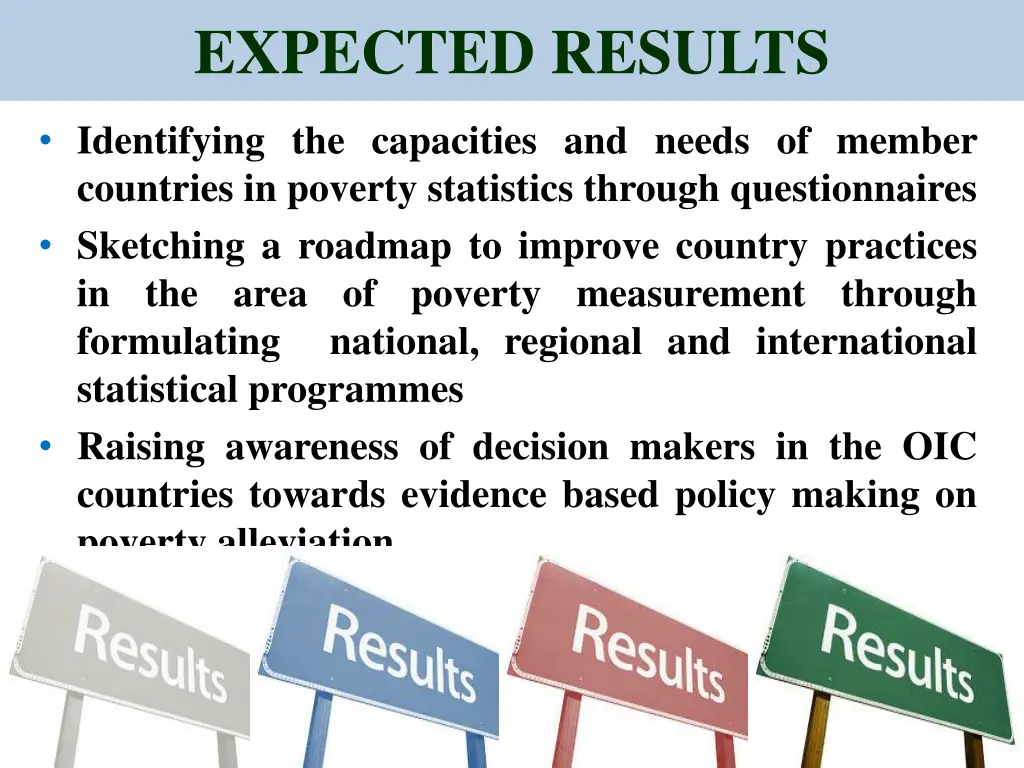 expected results
