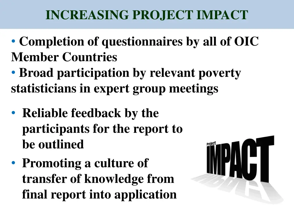 increasing project impact