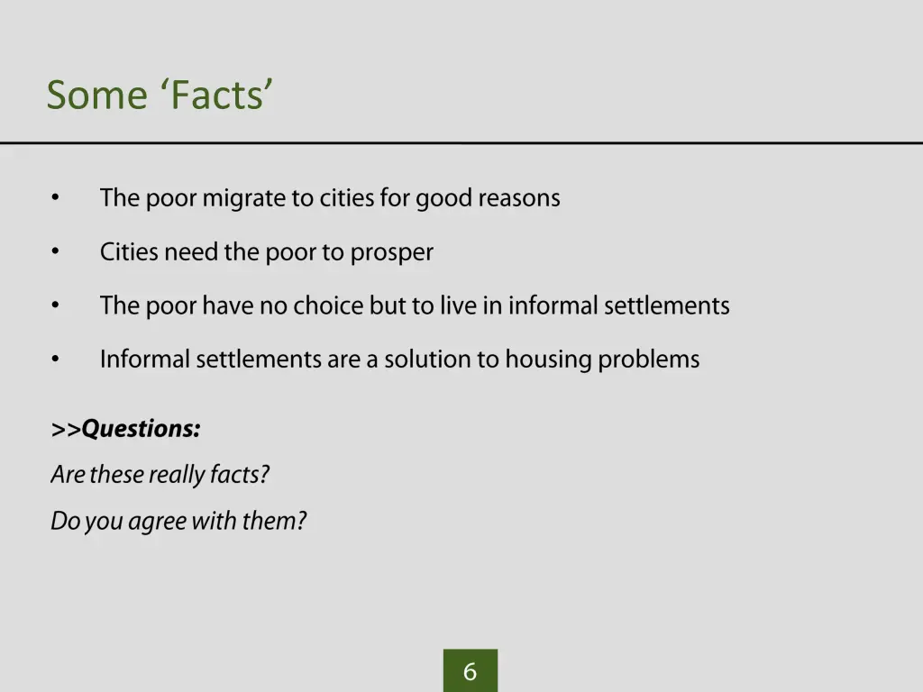 some facts