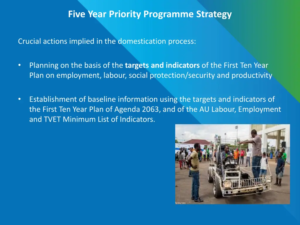 five year priority programme strategy 4