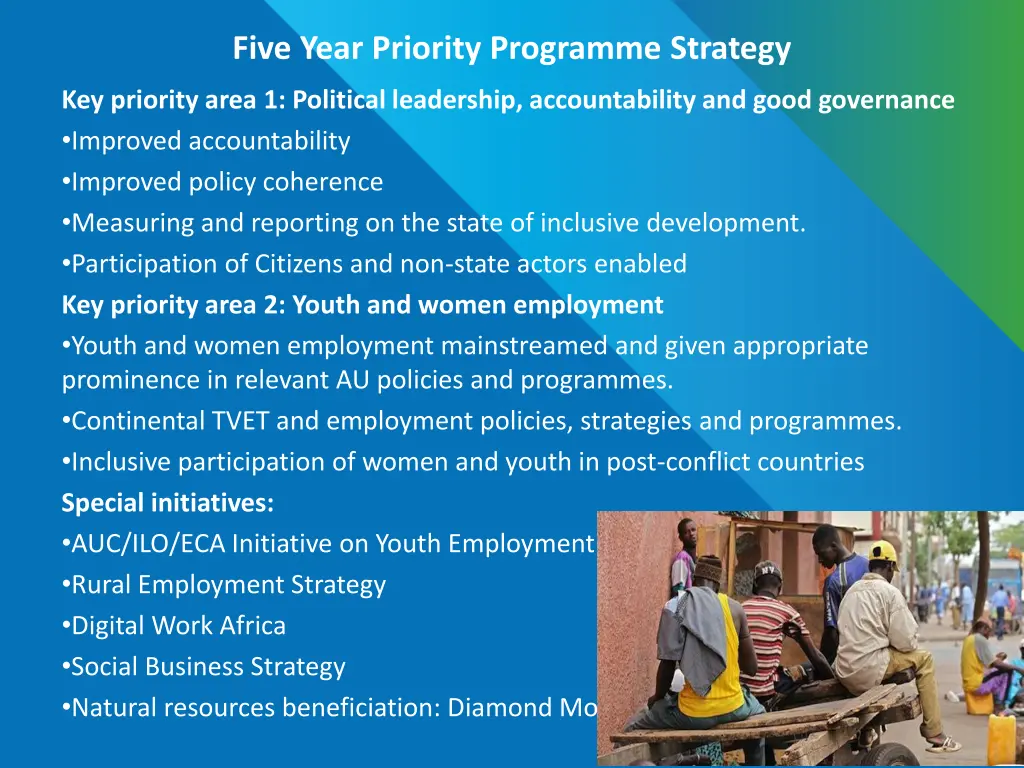 five year priority programme strategy