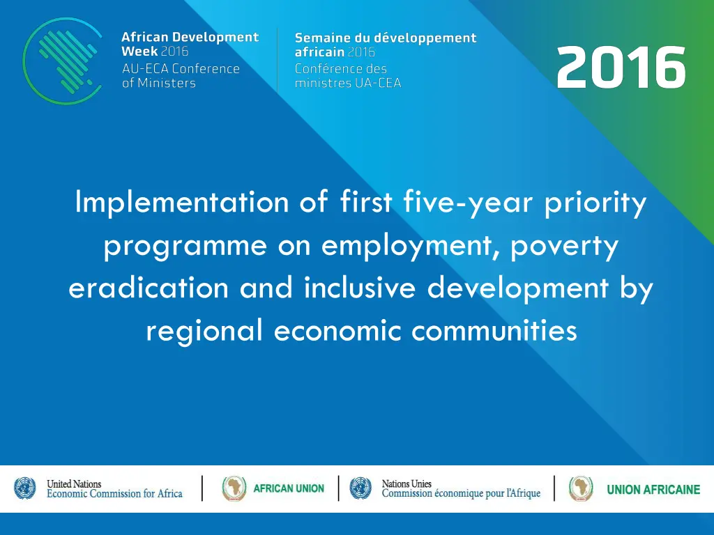 implementation of first five year priority