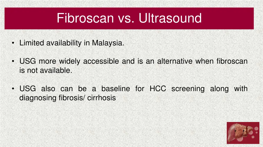 fibroscan vs ultrasound