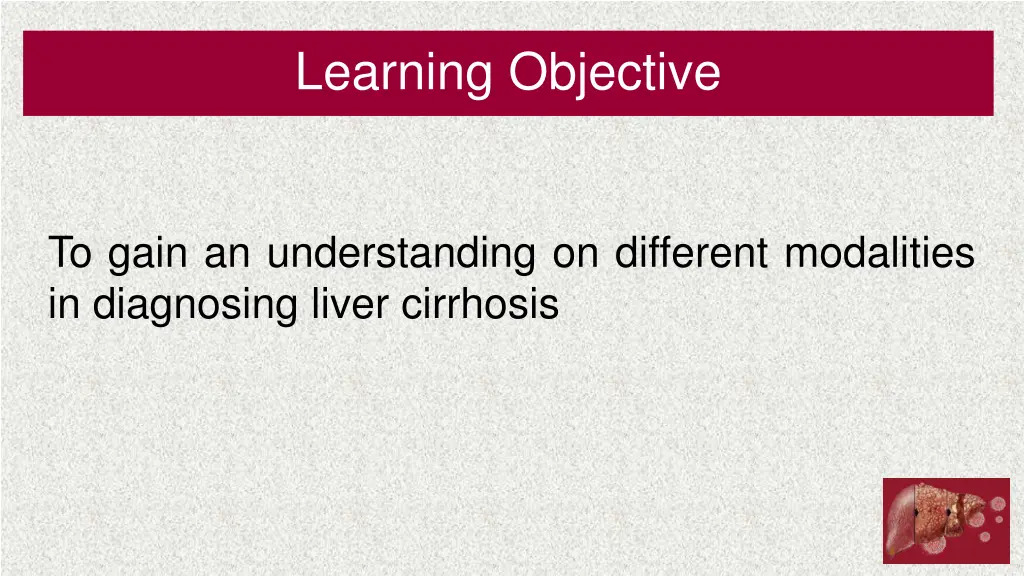 learning objective