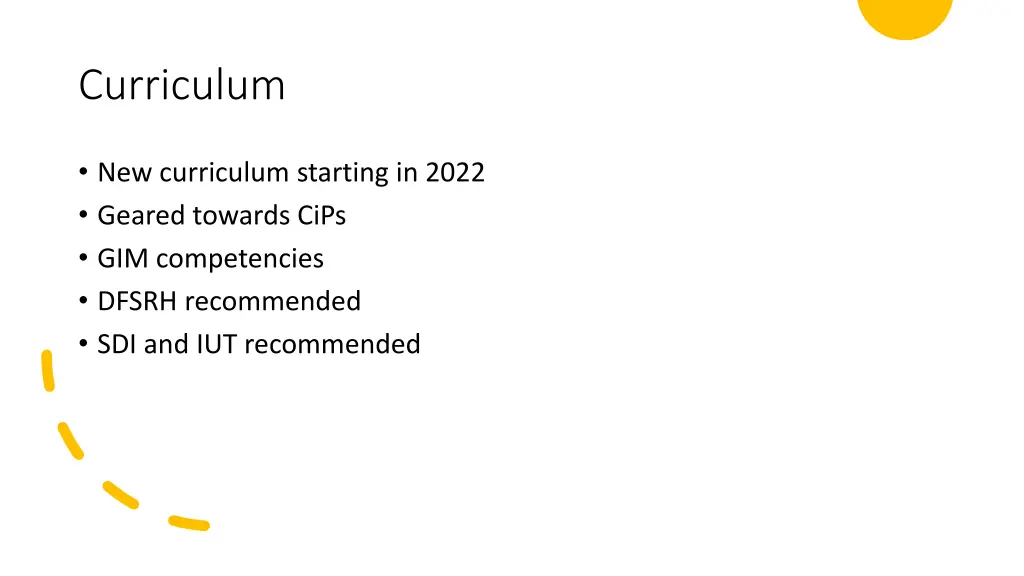 curriculum