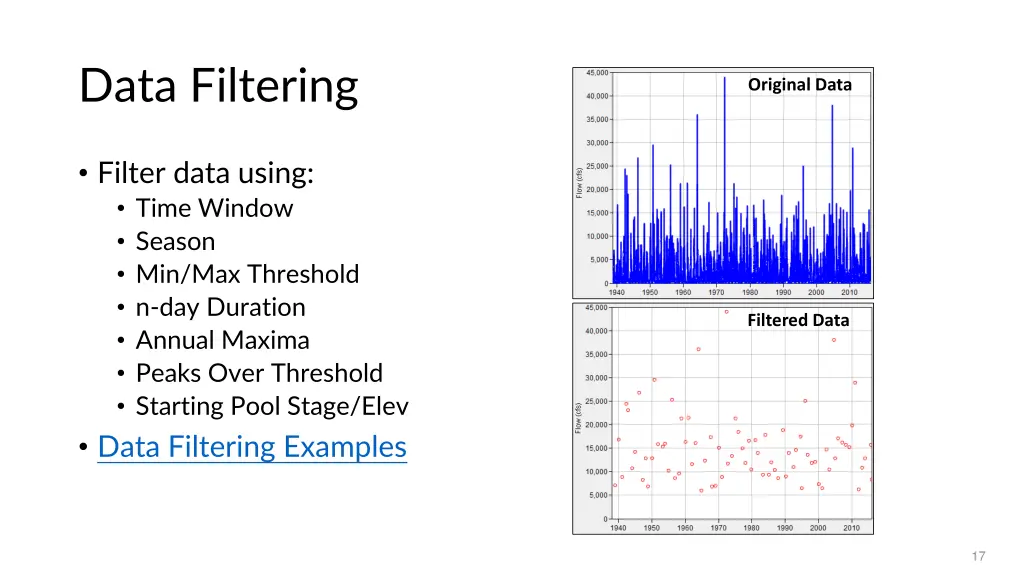 data filtering