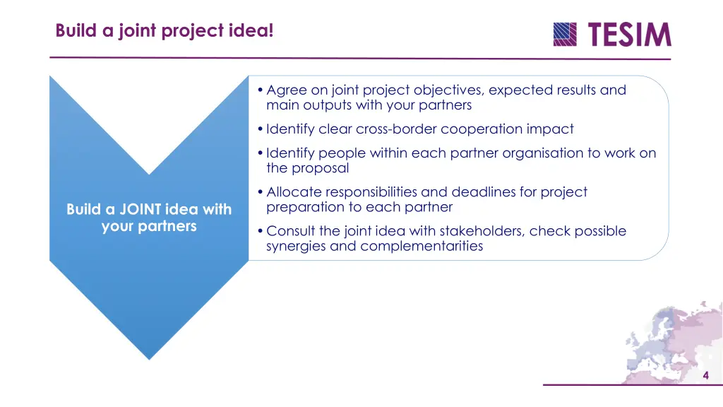 build a joint project idea