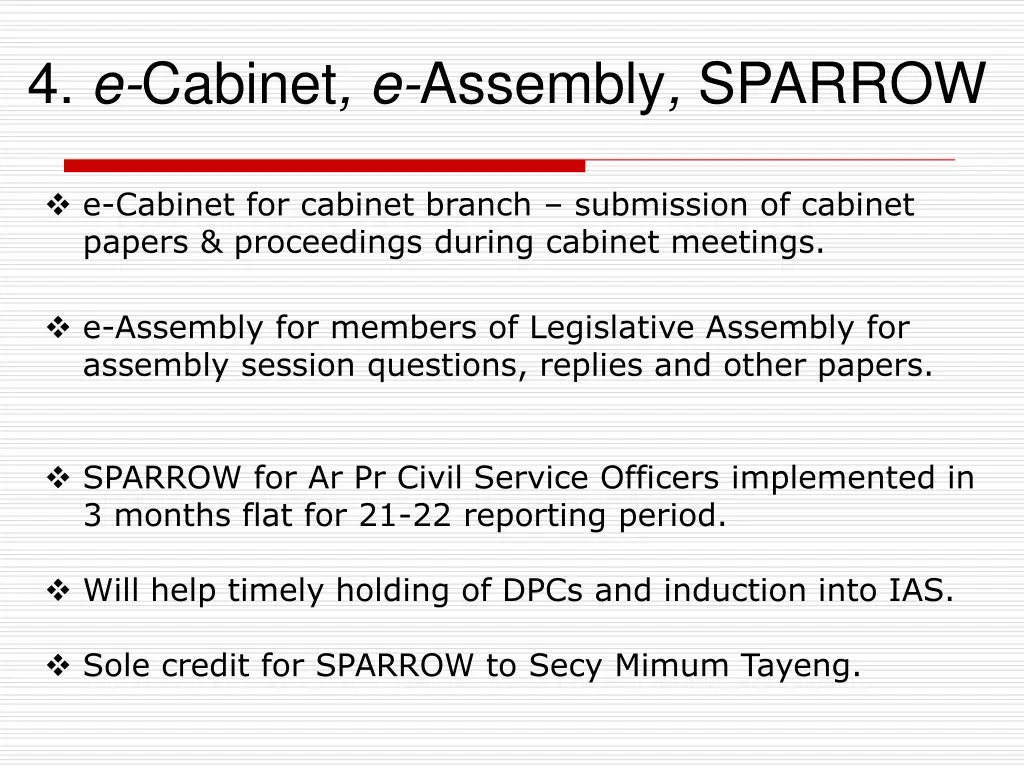 4 e cabinet e assembly sparrow