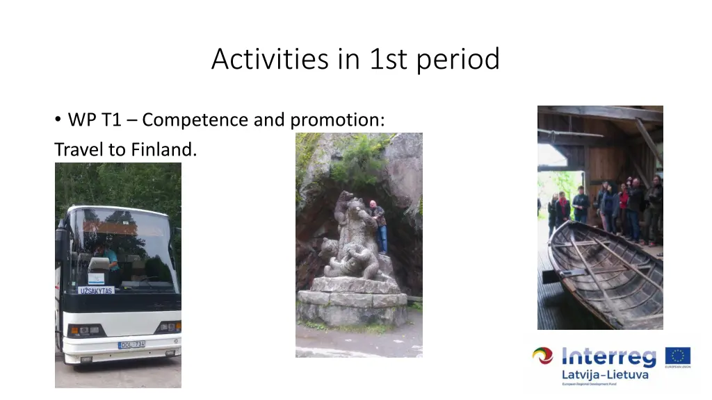 activities in 1st period 1
