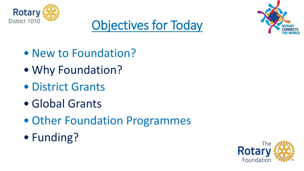 objectives for today objectives for today