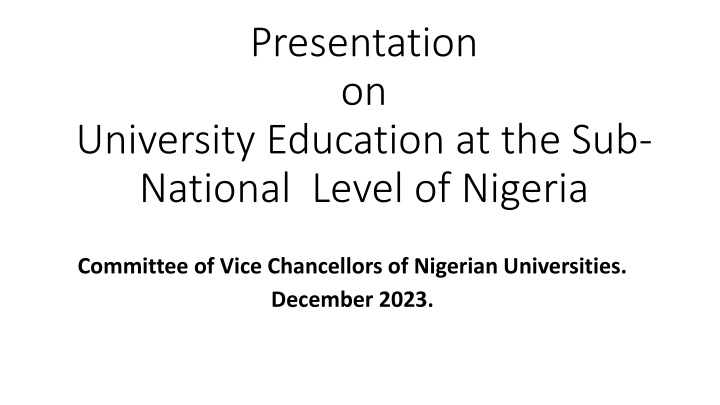 presentation on