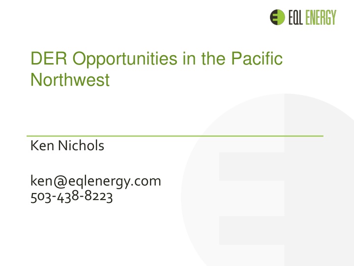 der opportunities in the pacific northwest