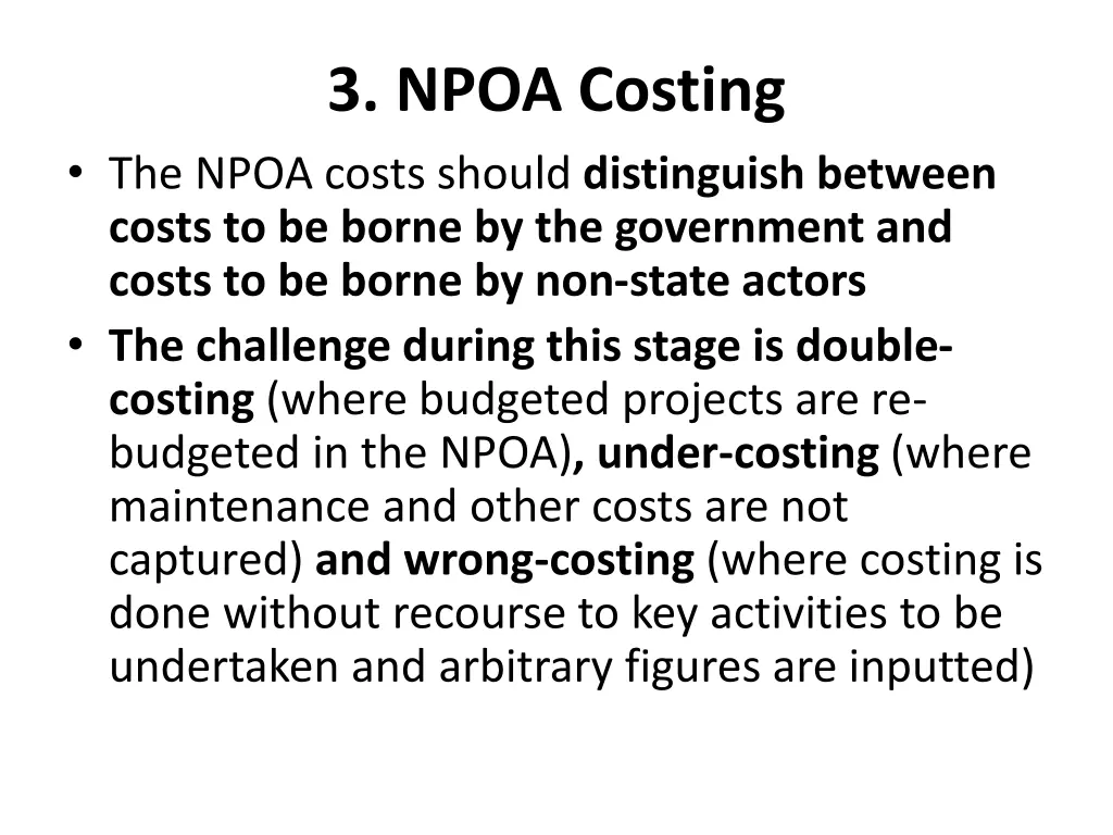 3 npoa costing 2