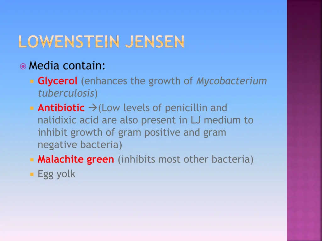 lowenstein jensen