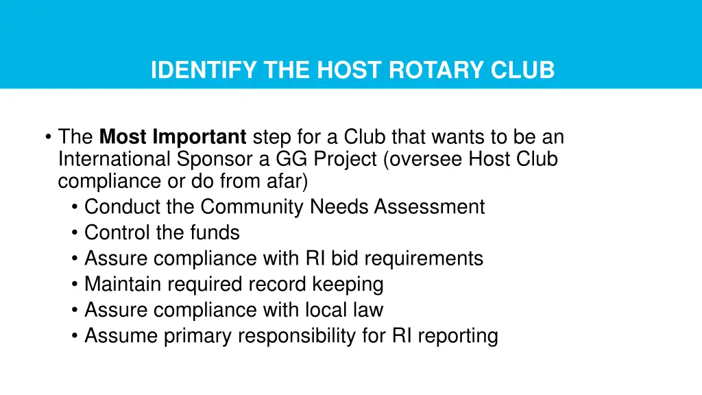 identify the host rotary club