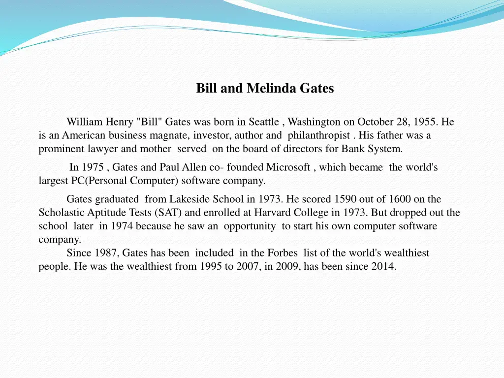 bill and melinda gates