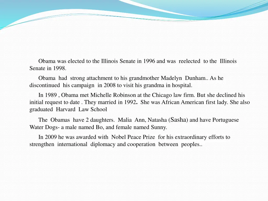 obama was elected to the illinois senate in 1996