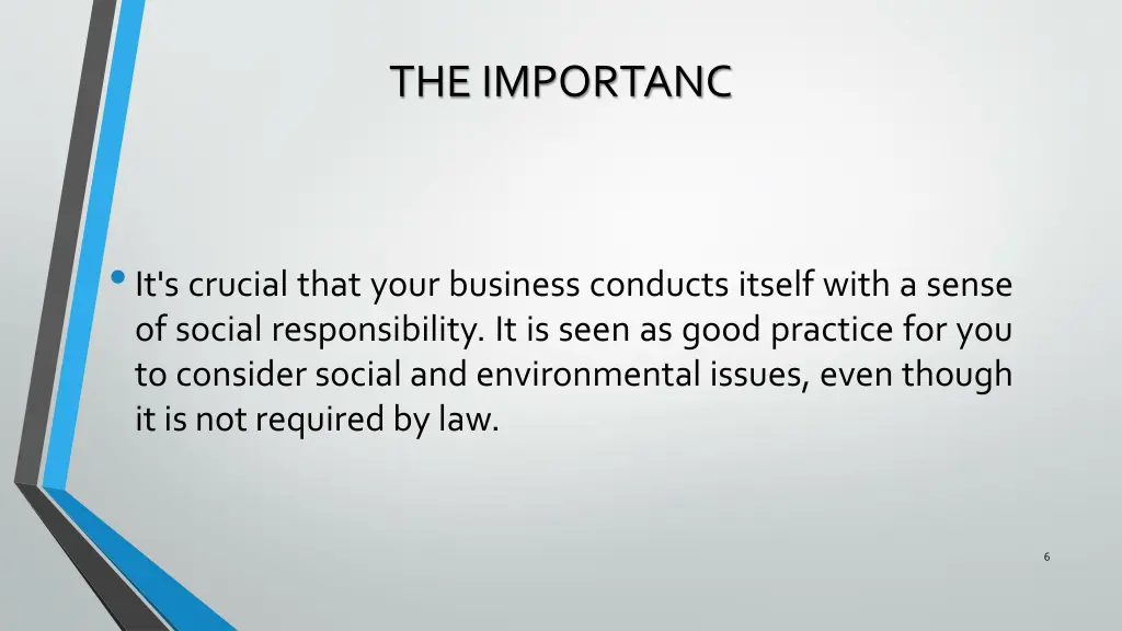 the importanc