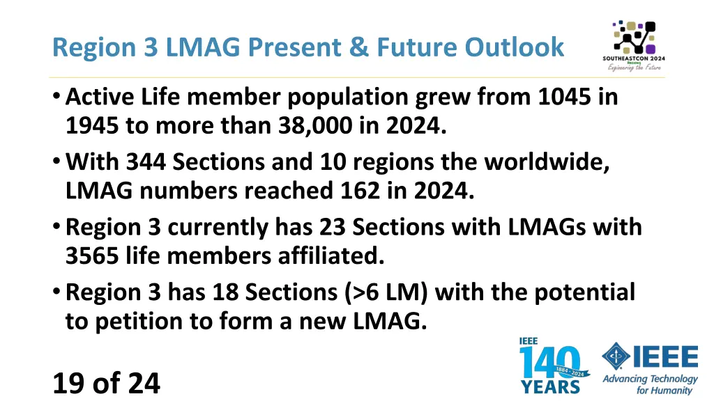 region 3 lmag present future outlook