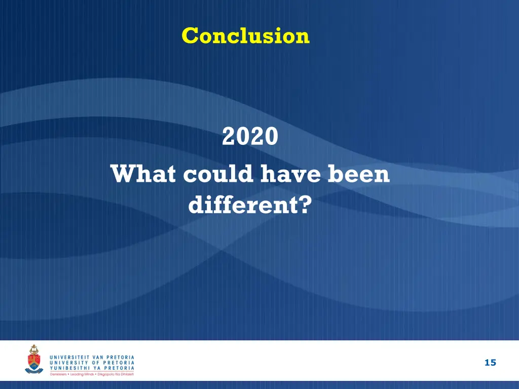 conclusion