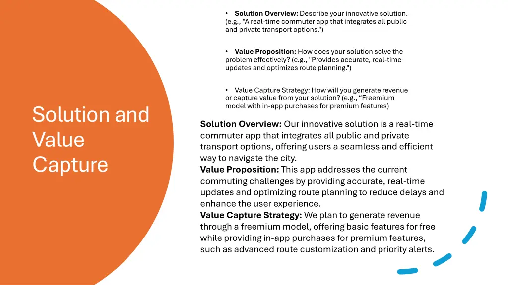solution overview describe your innovative