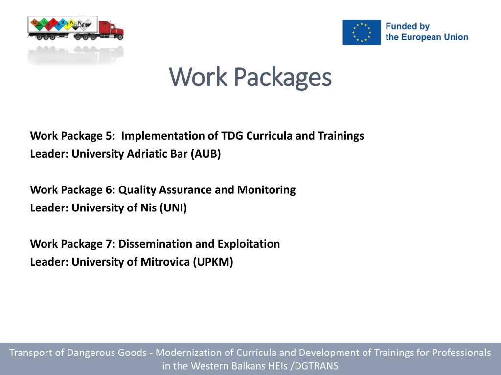work packages work packages 1