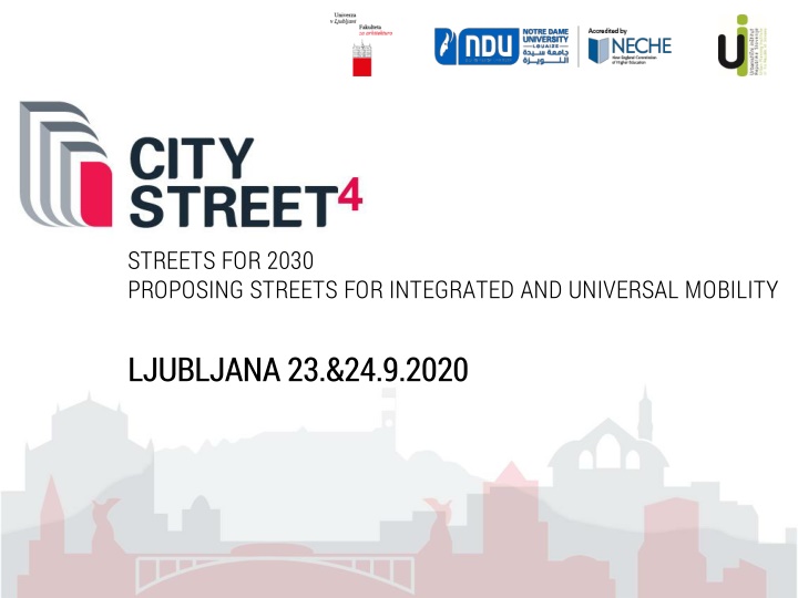 streets for 2030 proposing streets for integrated