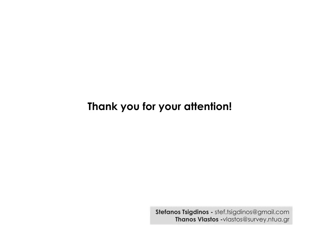 thank you for your attention