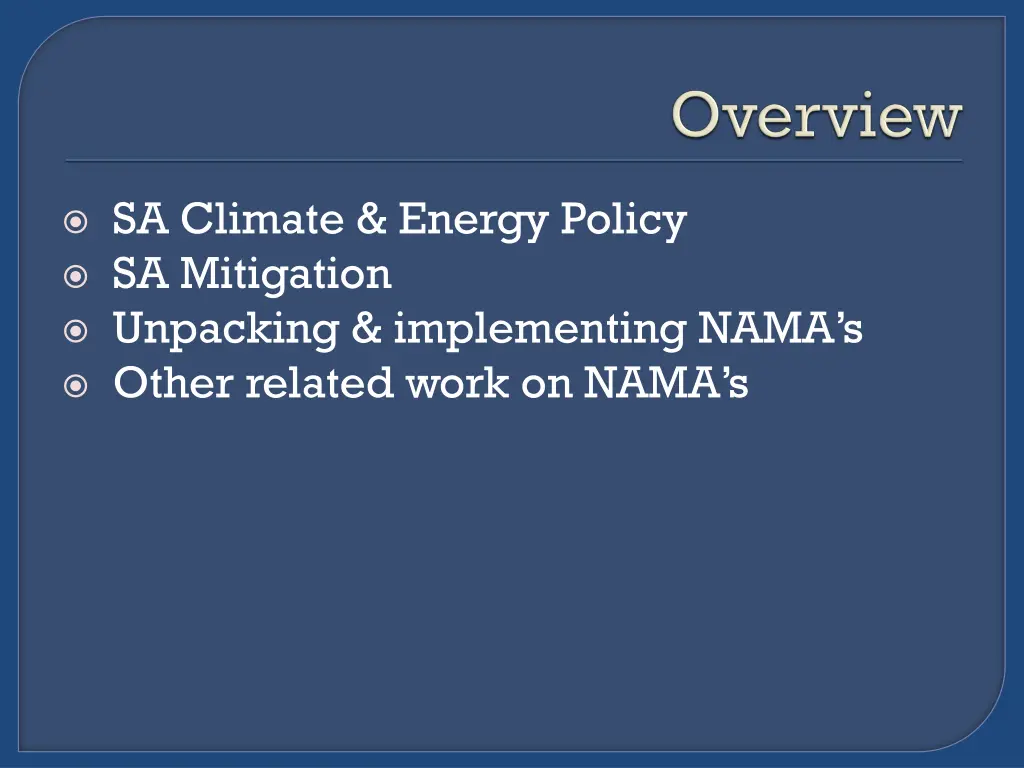 sa climate energy policy sa mitigation unpacking
