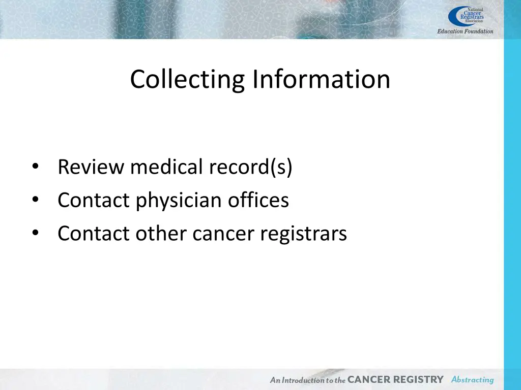 collecting information
