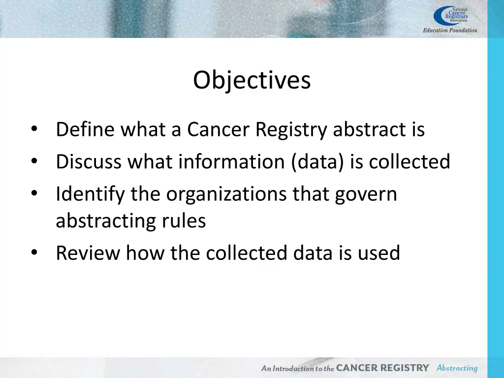 objectives