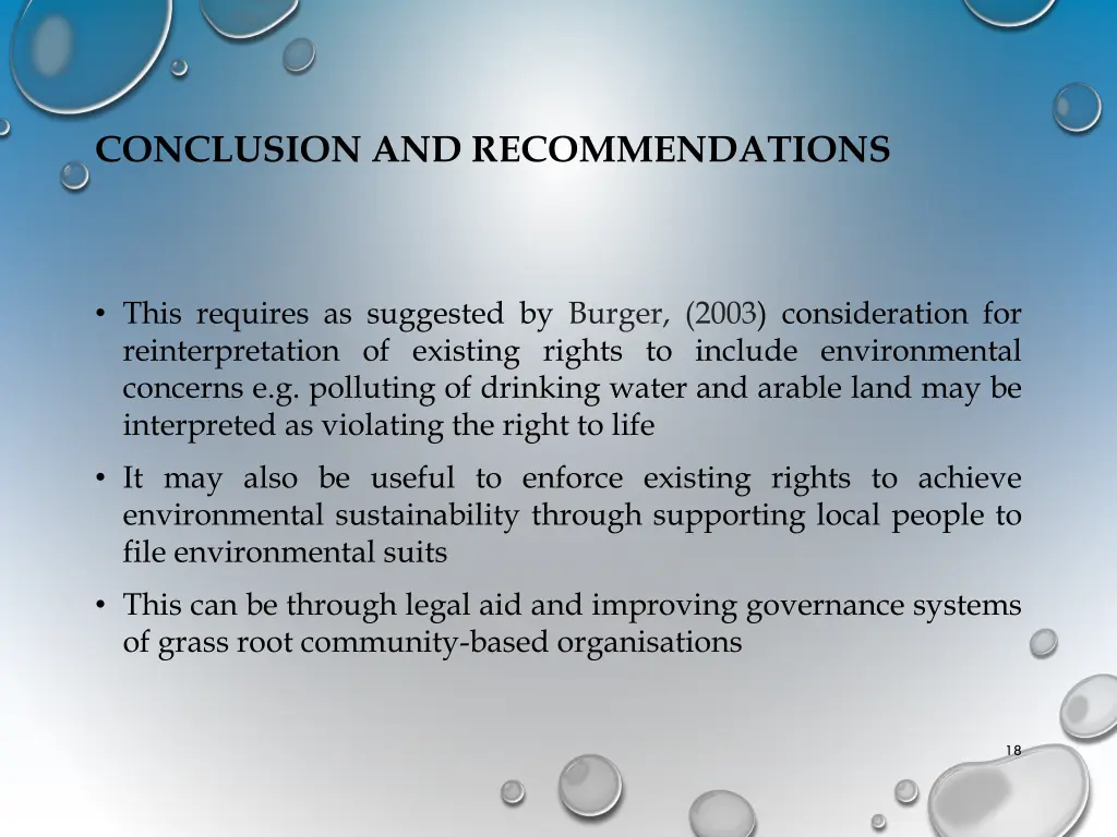 conclusion and recommendations 1