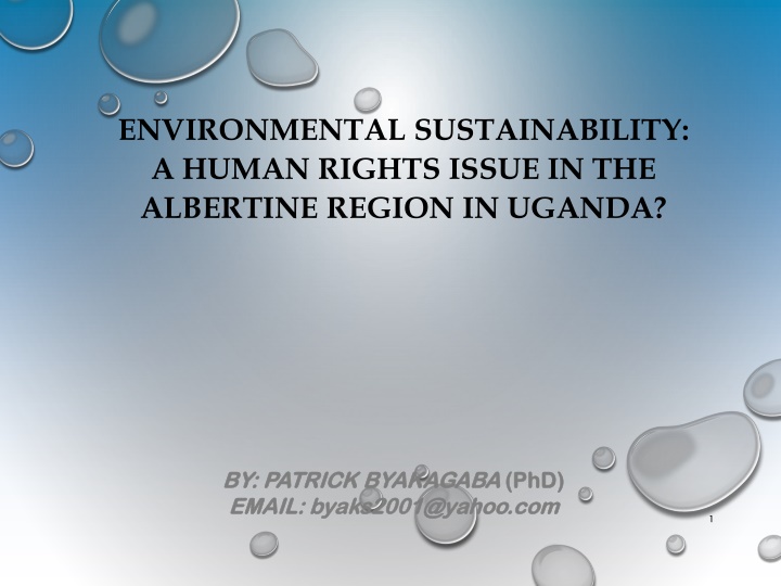 environmental sustainability a human rights issue
