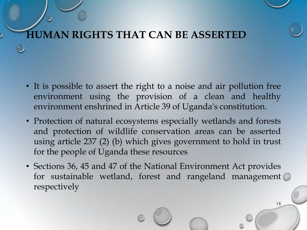 human rights that can be asserted 1