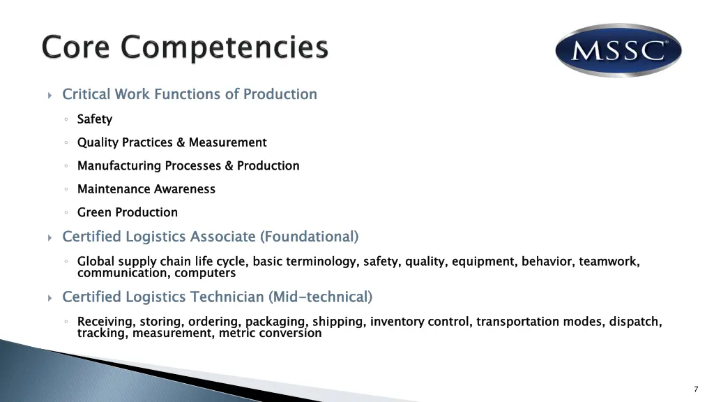 critical work functions of production safety