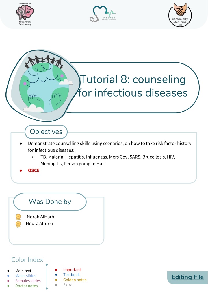 tutorial 8 counseling for infectious diseases