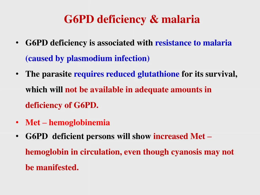 g6pd deficiency malaria