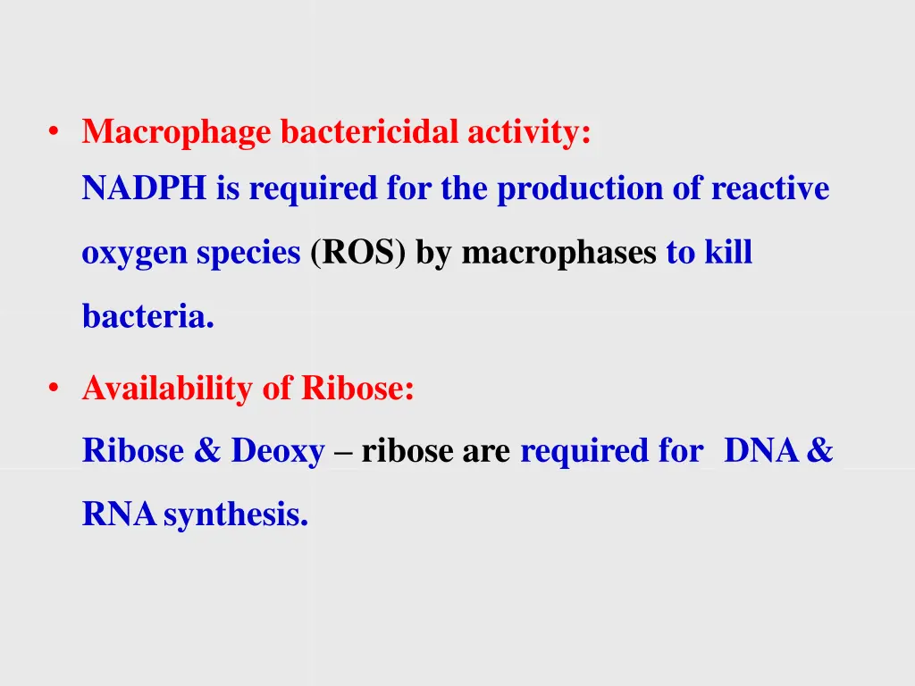 macrophage bactericidal activity nadph