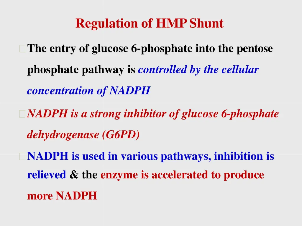 regulation of hmpshunt