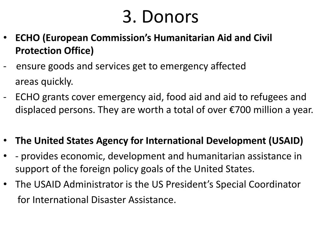 3 donors