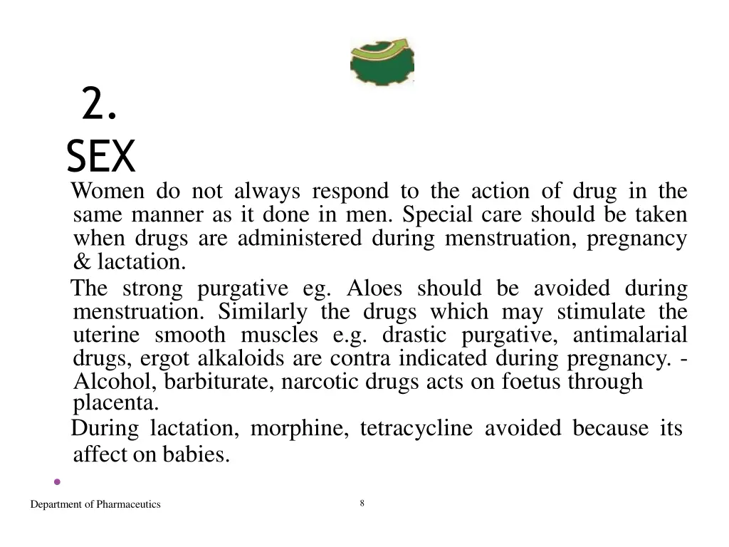 2 sex women do not always respond to the action