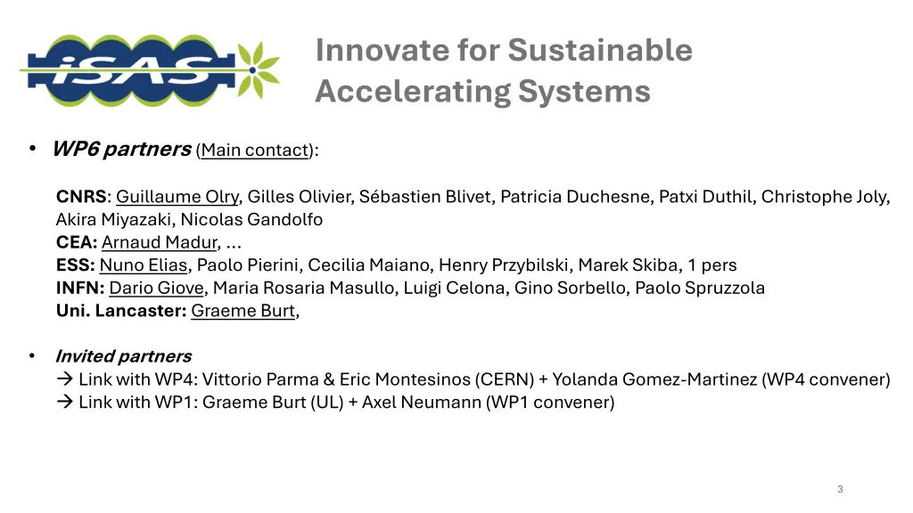innovate for sustainable accelerating systems 1
