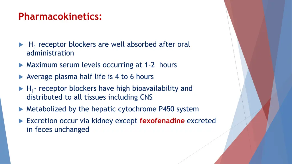pharmacokinetics