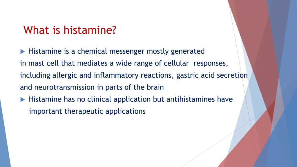 what is histamine