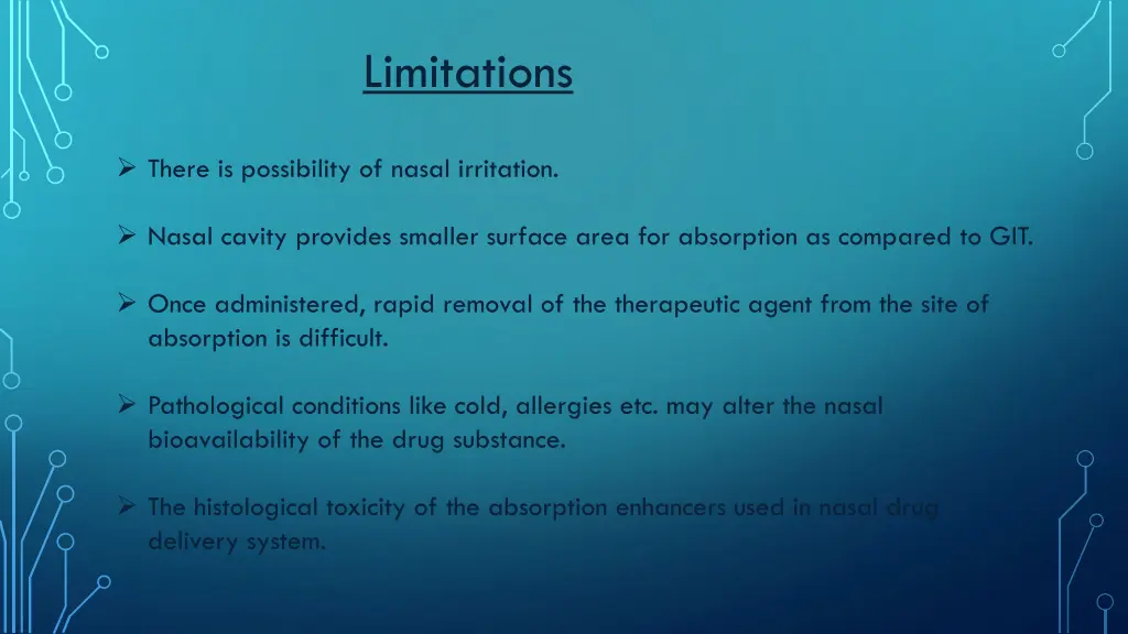 limitations
