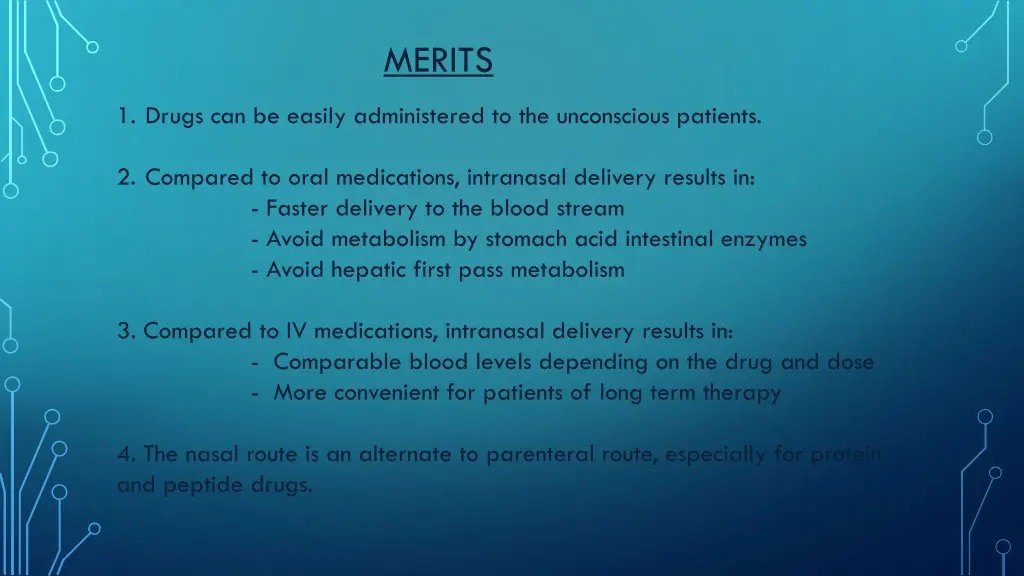 merits
