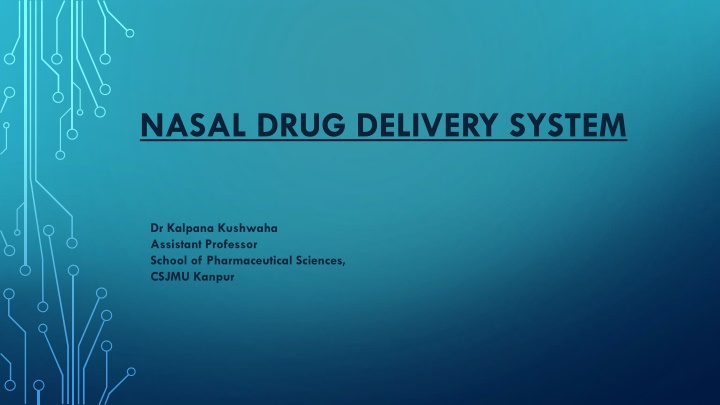 nasal drug delivery system